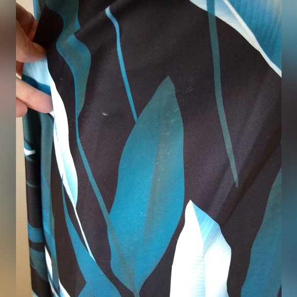 NWT 2 PC Elegant Black and Blue Women's Swimwear Dress Tankini With Bottoms XL - Picture 10 of 10